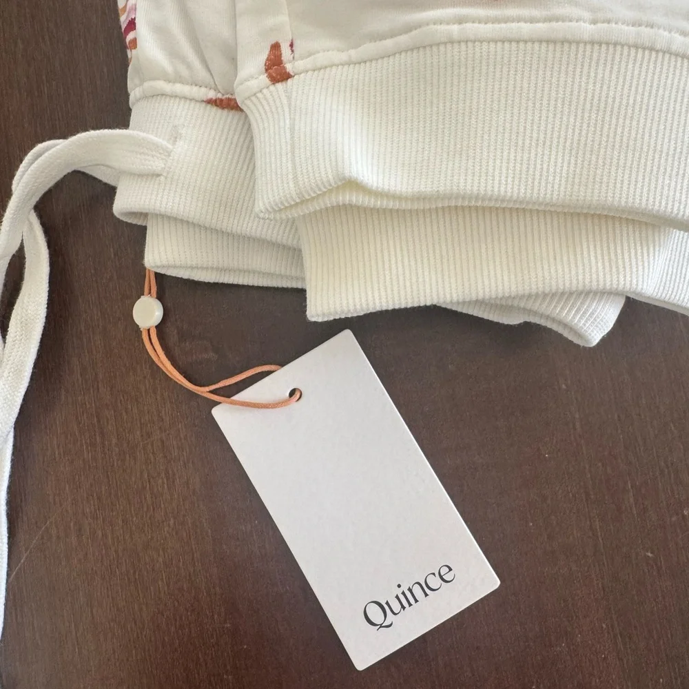 Quince Kids Size 12 Rainbow Joggers NWT - Picture 4 of 5